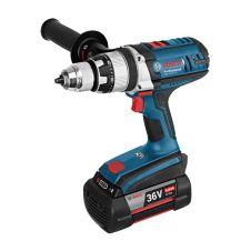 Masina insurubat/gaurit cuplu reglabil acumulator GSB36VE-2-LI mandrina 420/1800rpm 100Nm percutie 36V/2x4.0Ah BOSCH