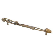 Maner metalic 1697 distanta 288mm bronz antic nefertiti barbat