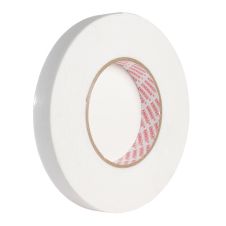 Banda dublu adeziva buretata FIXO alba latime 19mm L-10m g-1mm pentru fixari universale ENERGO