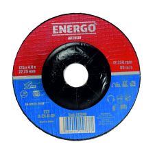 DISC ABRAZIV POLIZARE POLIZOR UNGHIULAR DPE INTENSIV 125X22.2MM 4.0MM OTEL A-24-RBF ENERGO