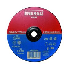 DISC ABRAZIV POLIZARE POLIZOR UNGHIULAR DPE INTENSIV 230X22.2MM 6.0MM OTEL A-24-RBF ENERGO