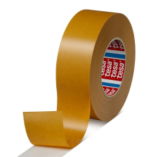 Banda dublu adeziva 64620 alba latime 50mm L-25m g-0.185mm pentru fixari universale/podele TESA