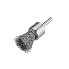 Perie sarma tip pensula D-12mm cu sectiune fir 0.3mm g-20mm despletit din otel prindere cu tija d-6mm OSBORN