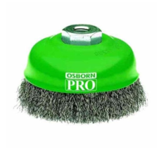 Perie sarma oala D-125mm M14 cu sectiune fir 0.3mm g-30mm despletit din otel alamit OSBORN