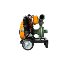 Motopompa apa curata 4LD820LS4 debit 2917L/min H refulare 40mCA h aspiratie 6m conexiune 5"x4" motorina ANTOR 4LD820 start electric