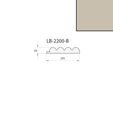 Profil inchidere riflaj MDF dreapta L-2800mm s-101mm g-18mm SM 3019 crem sahara AGT