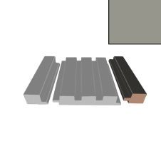 Profil inchidere riflaj MDF dreapta L-2800mm s-38mm g-18mm SM 3017 gri atemporal AGT