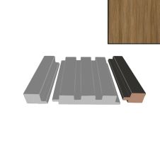 Profil inchidere riflaj MDF dreapta L-2800mm s-38mm g-18mm MATT 3041 stejar peru AGT