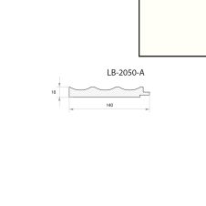 Profil inchidere riflaj MDF stanga L-2800mm s-140mm g-18mm ST 734 alb AGT
