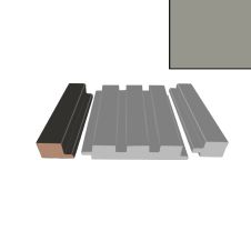 Profil inchidere riflaj MDF stanga L-2800mm s-35mm g-18mm SM 3017 gri atemporal AGT