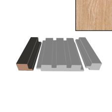 Profil inchidere riflaj MDF stanga L-2800mm s-35mm g-18mm MATT 3039 stejar delfi AGT