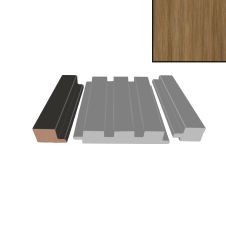 Profil inchidere riflaj MDF stanga L-2800mm s-35mm g-18mm MATT 3041 stejar peru AGT