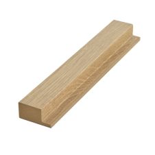 Profil inchidere riflaj MDF stanga L-2800mm s-115mm g-12mm MATT 397 stejar natur AGT