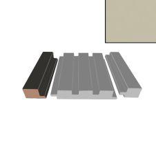 Profil inchidere riflaj MDF stanga L-2800mm s-35mm g-18mm ST 729 gri AGT