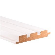 Riflaj MDF LB-3771 L-2800mm s-121mm g-18mm MATT 231 alb AGT