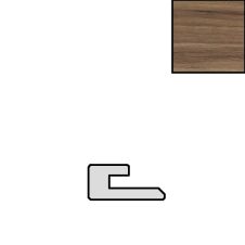 Profil inchidere riflaj MDF dreapta L-2800mm s-34mm g-12mm MATT 239 nuc deschis AGT
