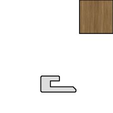 Profil inchidere riflaj MDF dreapta L-2800mm s-34mm g-12mm MATT 3041 stejar peru AGT