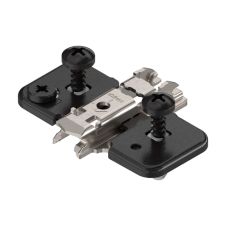 Placuta balama clip 37/32 in cruce cu excentric H-0mm negru-onix expando 174H7100E ONS BLUM