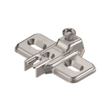 Placuta balama modul 37/32 in cruce H-0mm nichelat cu suruburi 193L6100 BLUM