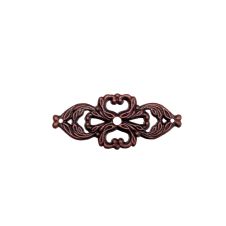 Sild ornamental stil pentru buton L-77mm s-34mm cuprat antic