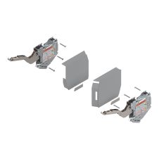 Aventos HK-S set mecanisme de ridicare tip C gri-deschis 20K2C00.06 HGR BLUM