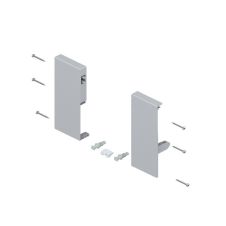 Antaro set suport de front inaltime C pentru extragere interioara cu traversa gri ZIF.74C0 WGR BLUM