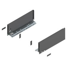Legrabox set de laterale K-128.5mm NL-350mm gri-orion mat 770K3502S OG-M BLUM