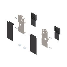 Legrabox set suport de front inaltime K pentru sertar interior negru-carbon mat ZI7.0KS0 CS-M BLUM