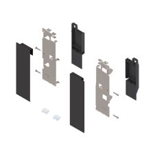 Legrabox set suport de front inaltime C pentru extragere interioara cu traversa negru-carbon mat ZI7.3CS0 CS-M BLUM