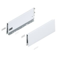 Merivobox set de laterale K-129mm NL-350mm alb-matase mat 470K3502S SW-M BLUM