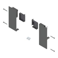 Merivobox set suport de front inaltime K pentru sertar interior gri-orion mat ZI4.1KS1 OG-M BLUM