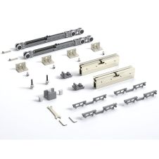 Sistem glisare M23 9920 kit role pentru 1 usa de sticla suspendata 120kg ENERGO