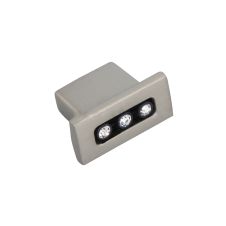 Buton metalic 48396 cu cristale nichel mat