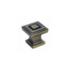 Buton metalic 48780 stil grafiat