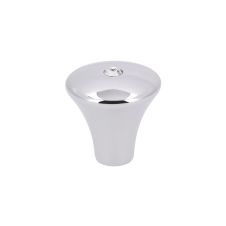 Buton metalic 2037 crom lucios cu cristal