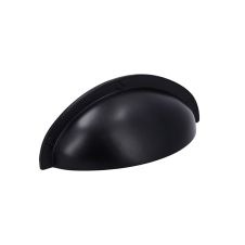 Maner metalic 1760 distanta 64mm negru mat scoica