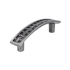 Maner metalic 1225 distanta 96mm argint antic impletit