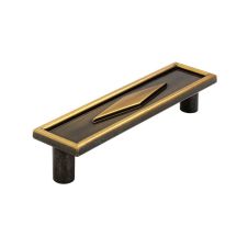 Maner metalic 1987 distanta 96mm bronz antic