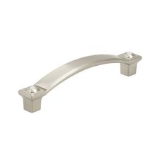 Maner metalic 2038 distanta 96mm nichel satin insertie cristal