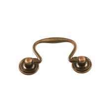 Maner metalic 48289 stil distanta 64mm cupru antic