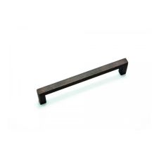 Maner plastic 8137 distanta 128mm negru/cupru antichizat