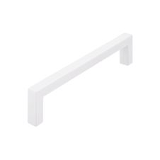 Maner plastic 8137 distanta 128mm alb lucios