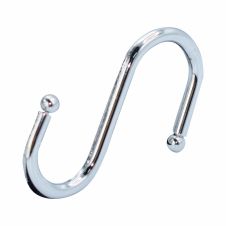 Carlig simplu pentru tub rotund D-16mm H-59mm cromat ENERGO