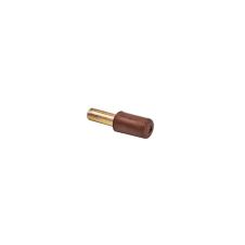 Suport polita metalic D-5mm L-24mm zincat alb plastic maro