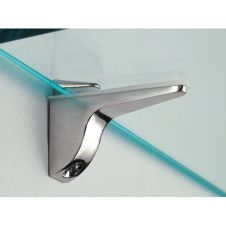 Suport polita 520C metalic pentru sticla 4-16mm crom lucios
