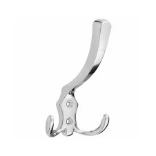 Cuier metalic mare 49437 doua carlige crom lucios