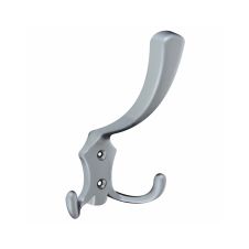Cuier metalic mare 49437 doua carlige satinat