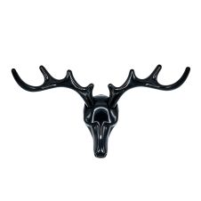 Cuier metalic mic AK7282 negru lucios ENERGO