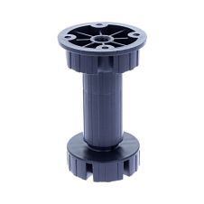 Picior plastic bucatarie din 2 bucati H-100 mm negru ENERGO