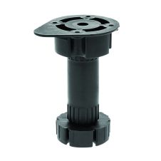 Picior plastic bucatarie 3 bucati H-100mm negru ENERGO